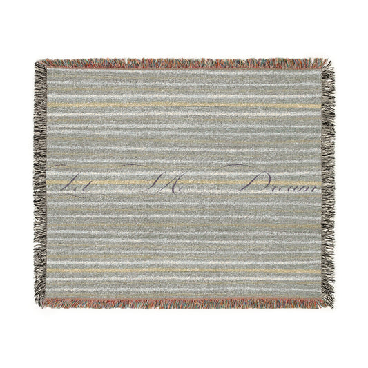 Let Me Dream woven blanket